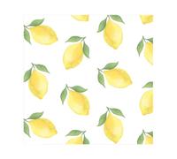 Gisela Graham Lemon Print Paper Napkins, Pack of 20