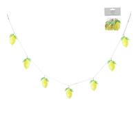 Gisela Graham Lemons Wooden Garland Hanging Decoration