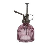 Gisela Graham Light Pink Ribbed Glass Plant Mister