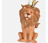 Gisela Graham Lion Wizard of Oz Hanging Christmas Tree Decoration, 15 cm