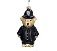 Gisela Graham London Policeman Teddy Christmas Tree Decoration