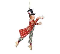 Gisela Graham Mad Hatter Christmas Tree Decoration, Resin