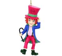 Gisela Graham Mad Hatter Resin Christmas Ornament