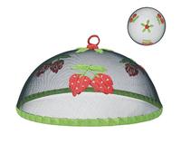 Gisela Graham Mesh Food Cover, Red Strawberry, 35cm