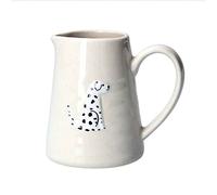Gisela Graham Mini Ceramic Cream Jug with Dog Design 8cm