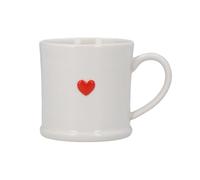Gisela Graham Mini Mug, Embossed Red Heart Design, 200ml