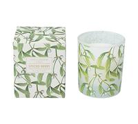Gisela Graham Mistletoe Boxed Candle in Pot