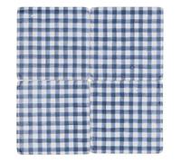Gisela Graham Nautical Design Resin Drinks Coasters, set of 4 (BLUE GINGHAM)