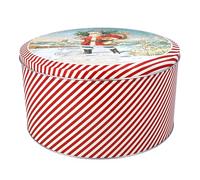 Gisela Graham Nostalgia Santa Christmas Cake Tin - 23cm
