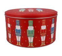 Gisela Graham Nutcracker Christmas Cake Tin - 23cm