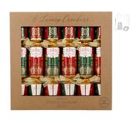 Gisela Graham Nutcracker Design Set of 6 Luxury Christmas Crackers