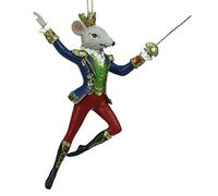 Gisela Graham Christmas Tree Decoration - Nutcracker King Rat - New