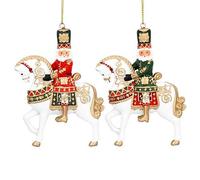 Gisela Graham Nutcracker on Horse Christmas Decorations