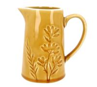 Gisela Graham Ochre Meadow Stoneware Jug - Small