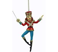 Gisela Graham One resin nutcracker soldier christmas hanging decoration
