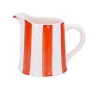 Gisela Graham Orange Stripe Creamer Jug