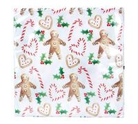 Gisela Graham Pack of 20 Gingerbread Paper Napkins