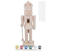Gisela Graham Paint Your Own Wooden Nutcracker Ornament