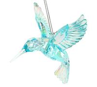 Gisela Graham : Pale Blue Acrylic Hummingbird Decoration