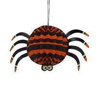 Gisela Graham Paper Honeycomb Spider Hanging Halloween Decoration