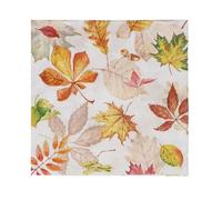 Gisela Graham Paper Napkins, Autumn Leaf Design, 16cm, Pack of 20