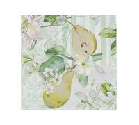 Gisela Graham Paper Napkins, Pear Blossom Design, 16.5cm, Pack of 20