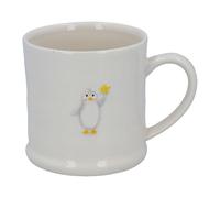 Gisela Graham Penguin with Star Mini Stoneware Mug