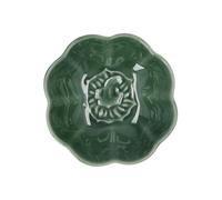 Gisela Graham Pepper Shaped Stoneware Bowl, 12cm, Small Serving Bowl (Green)