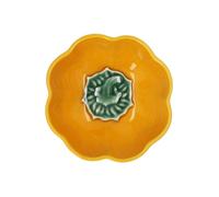 Gisela Graham Pepper Shaped Stoneware Bowl, 12cm, Small Serving Bowl (Yellow)