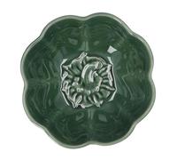 Gisela Graham Pepper Stoneware Bowl, 15cm, Medium Serving Bowl (Green)
