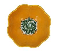 Gisela Graham Pepper Stoneware Bowl, 15cm, Medium Serving Bowl (Yellow)