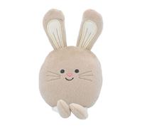 Gisela Graham Plush Easter Bunny with Striped Legs, Easter Home Decoration, Shelf Sitter
