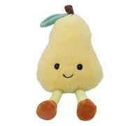 Gisela Graham Plush Fruit Pear, Easter Home Decoration, Shelf Sitter