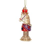 Gisela Graham Purple Horse Chess Piece Resin Decoration 8 cm