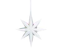Gisela Graham Rainbow Acrylic Bethlehem Star Christmas Decoration