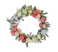 Gisela Graham Rainbow Design Easter Egg Wreath
