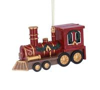 Gisela Graham Red Acrylic Train Christmas Decoration