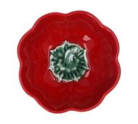 Gisela Graham Red Pepper Stoneware Bowl, 15cm, Medium Serving Bowl