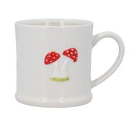 Gisela Graham Red Toadstool Mini Mug - Woodland Ceramic Cup, Festive Mushroom Design