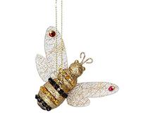 Gisela Graham Resin and Diamante Bumble Bee 8 x 5 Centimeter Festive Decoration