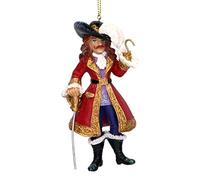 Gisela Graham Resin Captain Hook hanging christmas decoration