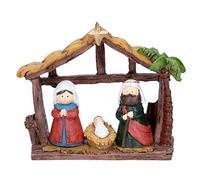 Gisela Graham Resin Children Nativity House Ornament
