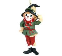 Gisela Graham Resin Scarecrow Christmas Decoration
