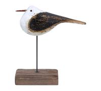 Gisela Graham Rustic Wood Seagull Figurine, Coastal Home Decor, 12cm