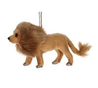 Gisela Graham Safari Animals Faux Fur Decoration Various Animals (Lion 15cm)