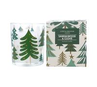 Gisela Graham Sandalwood & Clove Scented Candle - Christmas Tree Design