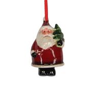 Gisela Graham : Santa with a Tree Christmas Decoration