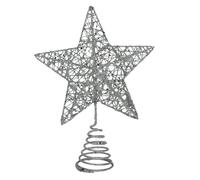 Gisela Graham Silver Glitter Top Star