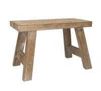 Gisela Graham Small Rustic Decorative Wooden Bench 30.6 X 18.5 X 20.1 Cm