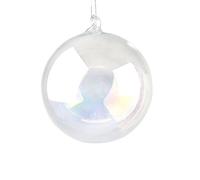 Gisela Graham Soap Bubble Glass Bauble - 80mm